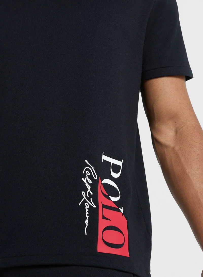 POLO RALPH LAUREN Logo Crew Neck T-Shirt
