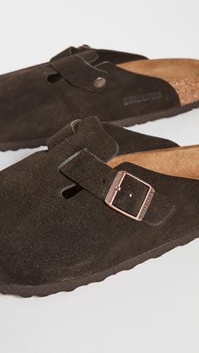 BIRKENSTOCK حذاء بيركنستوك بوسطن للرجال والنساء، جلد موكا، 42 م EU - Image 2