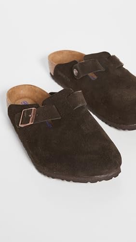 BIRKENSTOCK حذاء بيركنستوك بوسطن للرجال والنساء، جلد موكا، 42 م EU - Image 5