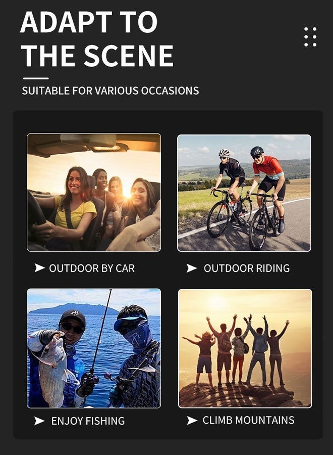 CIKJUK Wood Handmade sunglasses Men Women Reinforced Hinge Sun Glasses Rectangular Men's Women's Sunglass Luxury Design Eye Glasses UV400 Protection Shades Mens Travel Driving Daily Life Sun Glas Black - Image 3