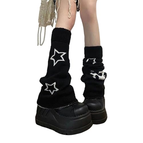 BdelrinQue Leg Warmers, Reversible Socks for Woman and Stockings for Girls, Black Winter Wear for Women Stylish, Fashion Accessories for Cosplay and Streetwear Outfits - Image 2