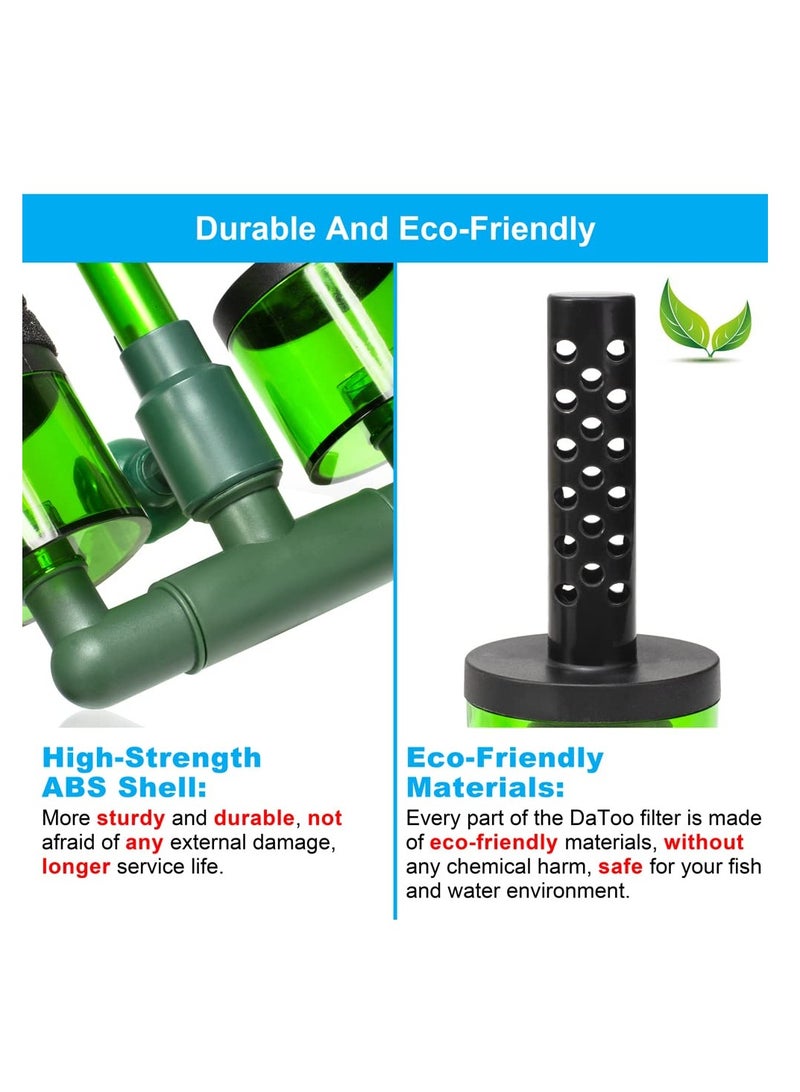 Silent Submersible Aquarium Foam Filter with 2 Extra Sponges for Fish Tank Maintenance - Image 4