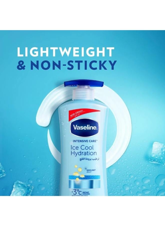Vaseline 2PCS Vaseline Body Lotion Ice Cool Hydration 725ml - Image 3