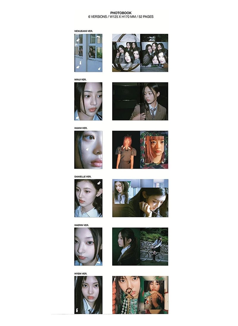 null - OMG New Jeans 1st Studio Album Message Cards New Jeans Version  Kpop CD with Photobook Lyrics Photocards and Sticker - Image 1