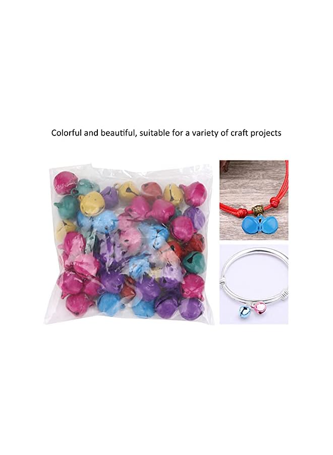 The Bros Small Bells, Jingle Bells Cute Round Appearance Widely Used Sturdy Colorful Beautiful for Wall Hangings for Festival Decorations for DIY Handicraft(color) - Image 4