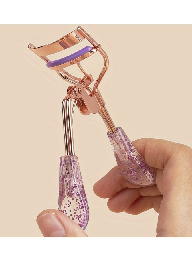 Al Kanzi Pro Eyelash Curler, Beauty Tool with Comfort Liner for Precision Curl, Eyelash Curler, Shiny Handle, Rose Gold Eyelash Curler - Image 3