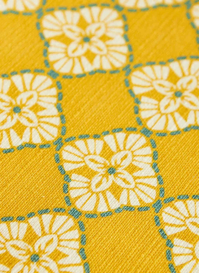 Chumbak  Pixel Jaal Table Runner - Yellow  | Best Price UAE