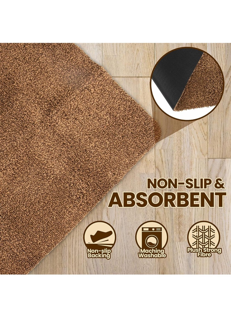 RATSAW Door Mat Indoor Entrance 60cm X 90cm Entryway Rugs Indoor Super Absorbent Washable Microfiber Rugs for Entryway Non Slip Door Mat Indoor Entrance Indoor Door Mat  - Image 4