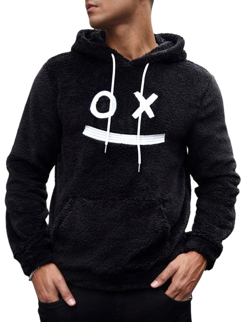 JVX Men Sweatshirts || Sweatshirts for Men || Wool Sweater || Unisex Hoodie ||Hoodie (SWEATSHIRT-07) (in, Alpha, S, Black) - Image 5