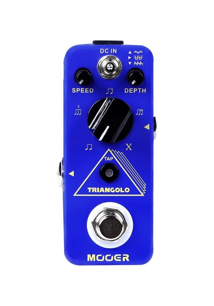 MOOER TRIANGOLO Micro Tremolo Guitar Effects Pedal with 3 Wave Forms - Image 1