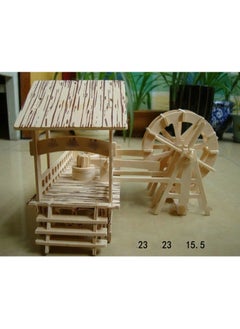 LELE BROTHER 3D Puzzle Wooden Assembly Simulation Building Model 
