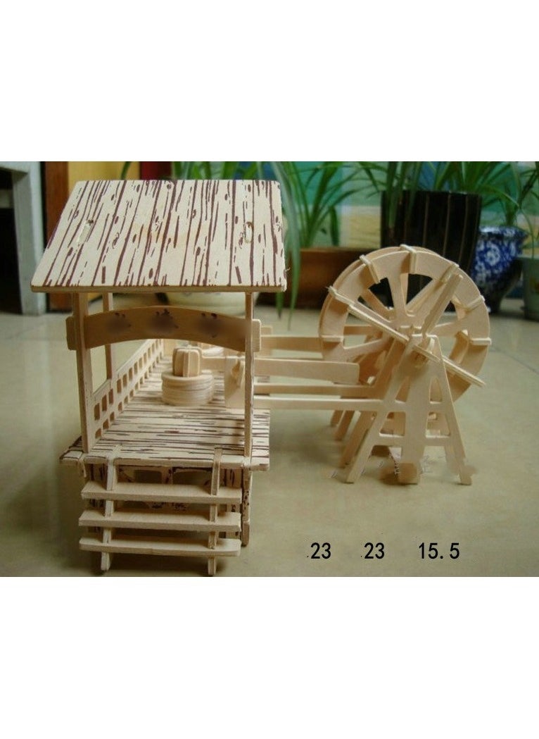 LELE BROTHER - 3D Puzzle Wooden Assembly Simulation Building Model - Image 1