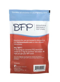 fairhaven health BFP Pregnancy and Ovulation Test Strips 40 Ovulation Tests and 10 Pregnancy Tests  - Image 2