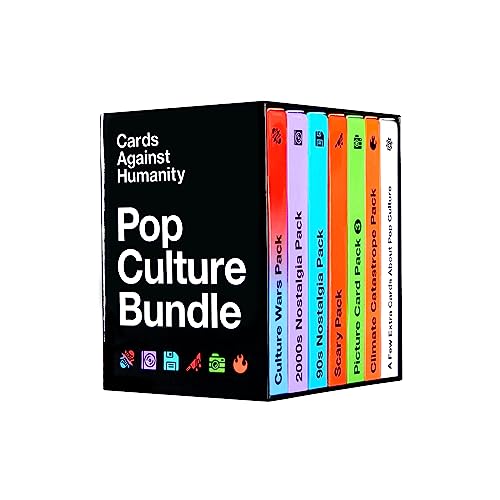 Cards Against Humanity حزمة ثقافة البوب من Cards Against Humanity 6 حزم ذات طابع شعبي 10 بطاقات جديدة تمامًا - Image 1