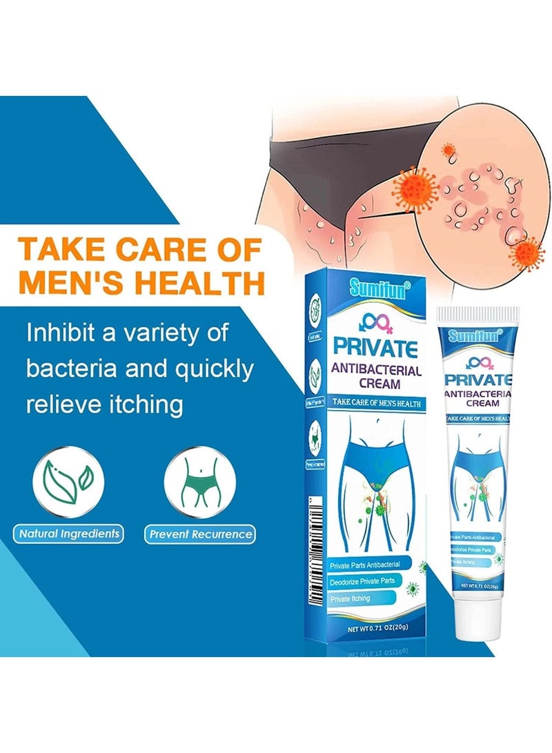 Sumifun Antibacterial Cream for Skin Itching Relief | Private Area Care & Antifungal Support | Soothing Itch Relief & Hygiene Protection | Daily Skin Care Treatment | 20g - Image 2