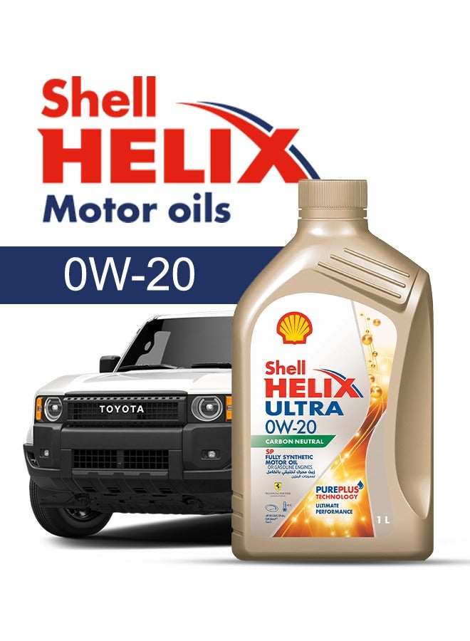 Shell Engine Oil – For TOYOTA Land Cruiser V8 4.5D Diesel 2021 - 2007, 10 Liter,  0w20 Shell - With Engine Oil Filter - 2007 2008 2009 2010 2011 2012 2013 2014 2015 2016 2017 2018 2019 2020 2021