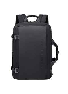 Arctic Hunter Travel Backpack - Convertible Top-Loader, 17-Inch Expandable Messenger Bag, Water-Repellent, TSA-Friendly, Unisex, Model B00540 Black