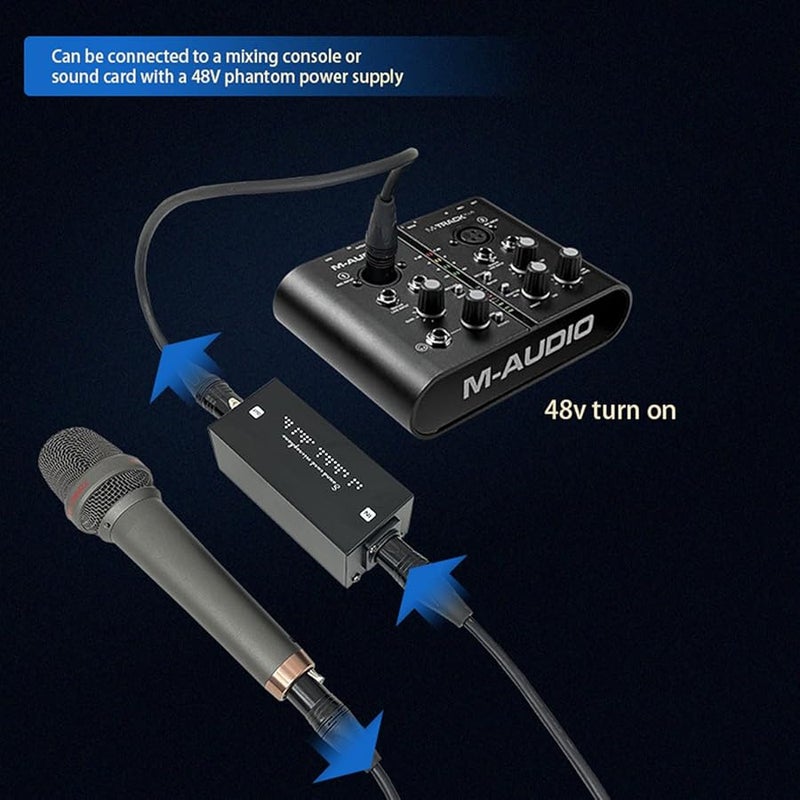 Broadcasting Voice Preamplifier Dynamic Mic Preamp Device for Live Streaming Podcasts - Image 2