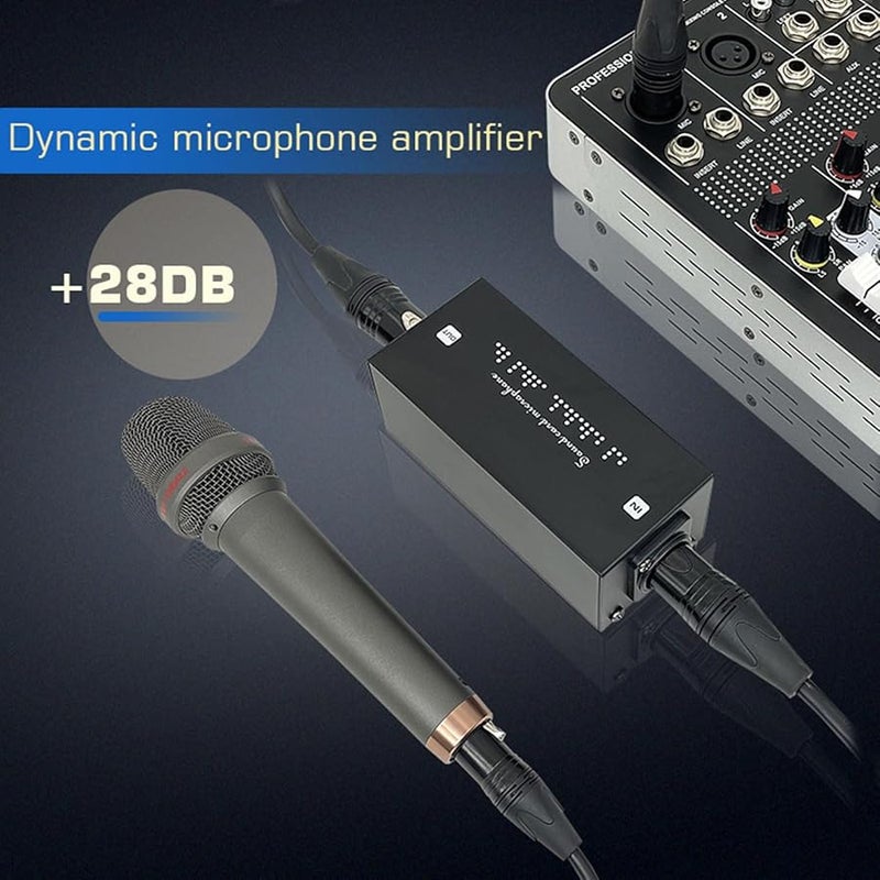 Broadcasting Voice Preamplifier Dynamic Mic Preamp Device for Live Streaming Podcasts - Image 4