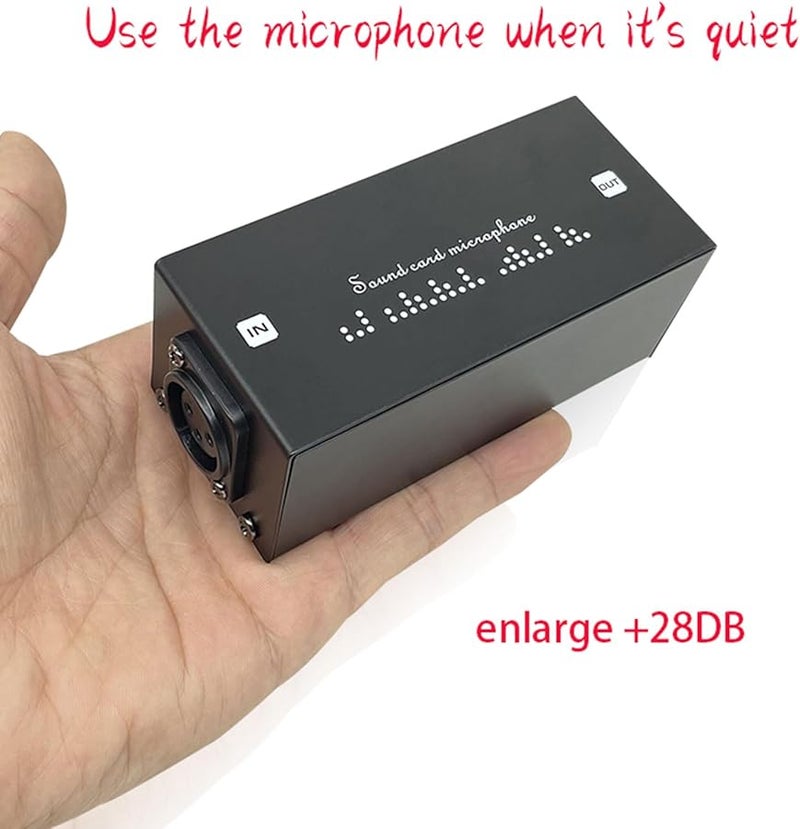Broadcasting Voice Preamplifier Dynamic Mic Preamp Device for Live Streaming Podcasts - Image 3