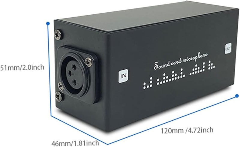 Broadcasting Voice Preamplifier Dynamic Mic Preamp Device for Live Streaming Podcasts - Image 5
