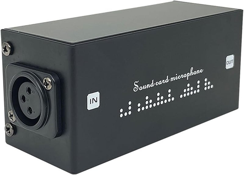 Broadcasting Voice Preamplifier Dynamic Mic Preamp Device for Live Streaming Podcasts - Image 1