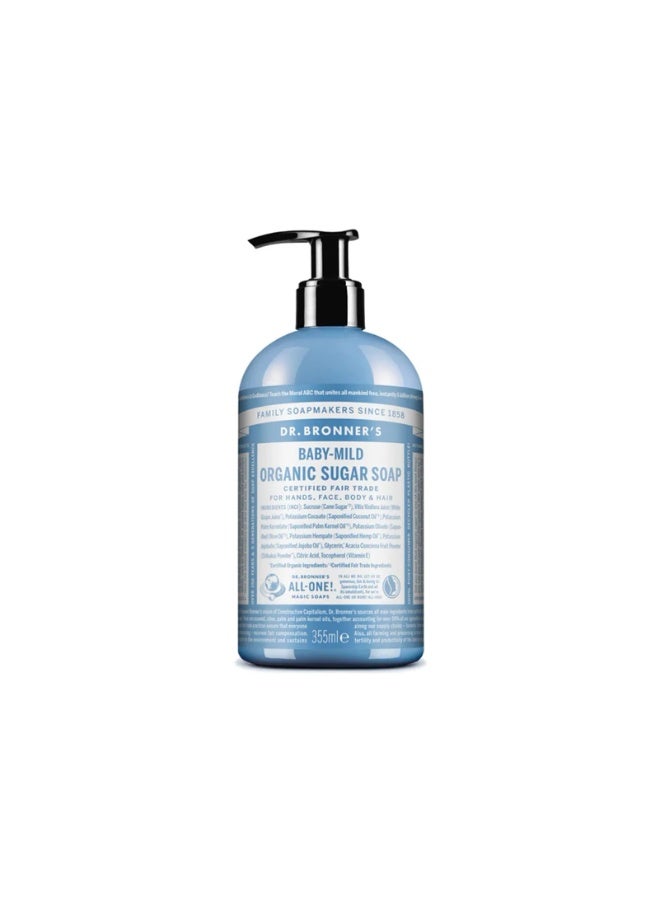 Dr. Bronner's Organic Sugar Soap Baby-Mild 355ml - Image 1
