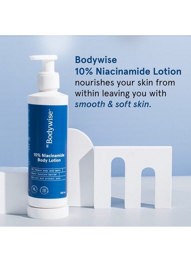 Be Bodywise - 10% Niacinamide Hydrating Face & Body Lotion 200 Ml ; With Goodness Of Niacinamide & Aloe Vera Extract ; For Brighter & Glowing Skin ; Suitable For All Skin Types - Image 1