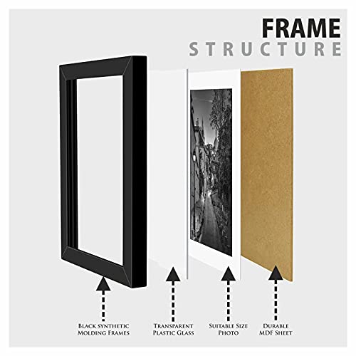 PAPER PLANE DESIGN Poster Frame Wall Hanging, Size - 9.25 x 12.75 Inch,ST-5 Portraits - Image 4