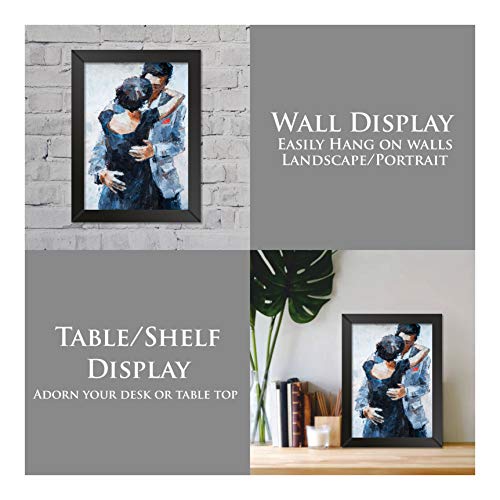 PAPER PLANE DESIGN Poster Frame Wall Hanging, Size - 9.25 x 12.75 Inch,ST-5 Portraits - Image 2