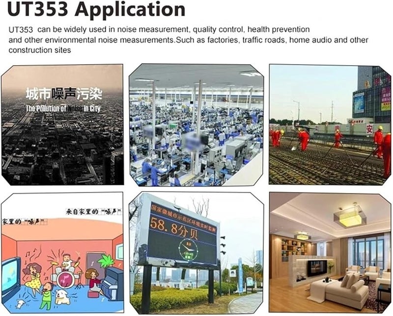 UT353 Digital Sound Level Meter Noise Measuring Instrument 30 130dB Decibel Monitor - Image 3