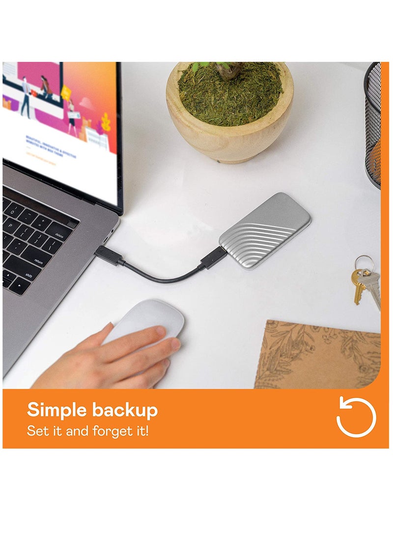 My Passport SSD - Portable SSD, up to 1050MB/s Read and 1000MB/s Write Speeds, USB 3.2 Gen 2 - 1TB - Image 3