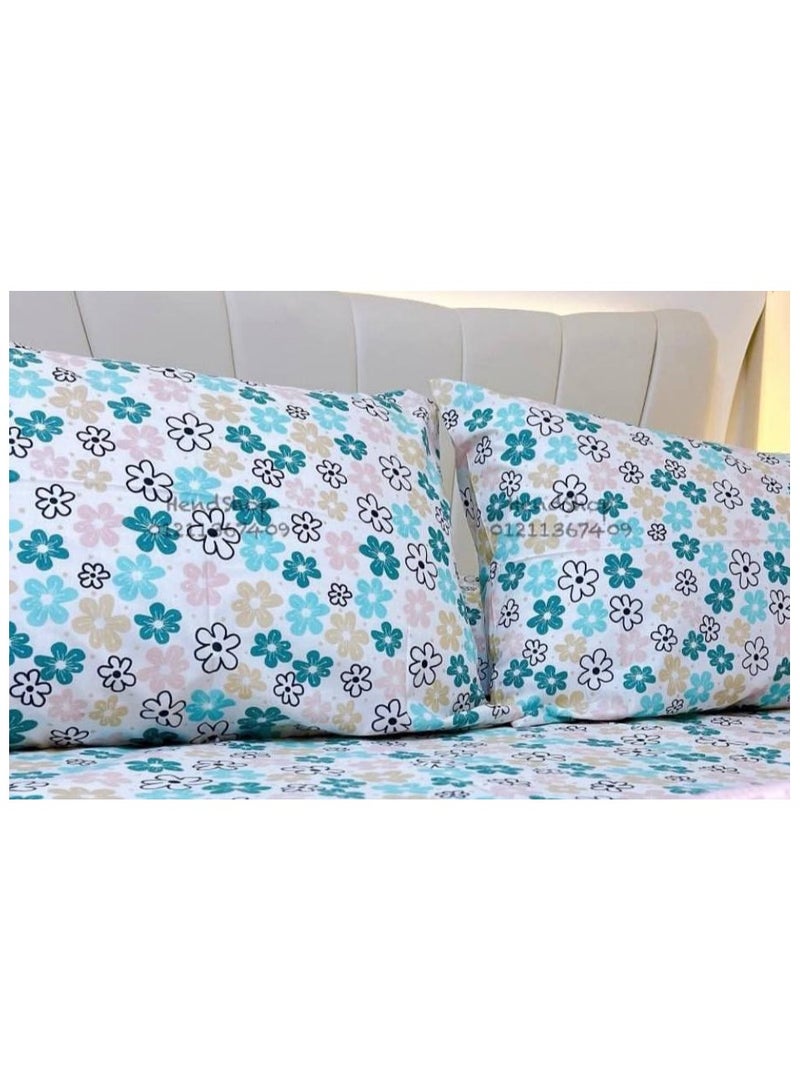 ملايات سرير طقم ملاية عامريه سرير كبير5 قطع مقاس 275*240 - Image 3