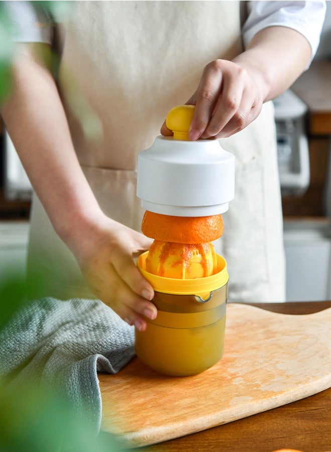 HOMESTAR Dual-purpose Citrus Lemon Orange Juicer Manual Hand Squeezer Small Grapefruit and Citrus Juicer with Pour Spout , 400ml - Image 1