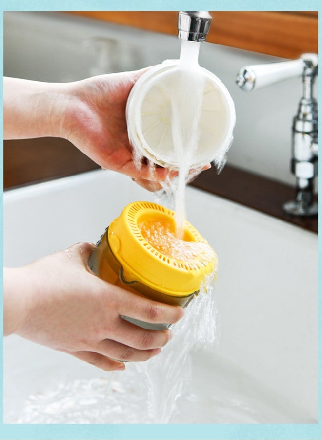 HOMESTAR Dual-purpose Citrus Lemon Orange Juicer Manual Hand Squeezer Small Grapefruit and Citrus Juicer with Pour Spout , 400ml - Image 4