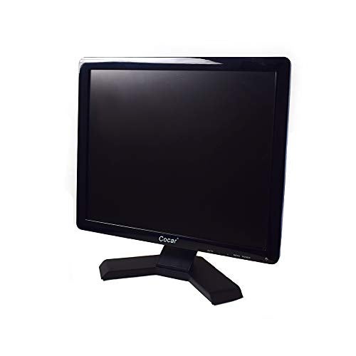 Cocar 15" CCTV BNC Monitor VGA HDMI AV, 4:3 HD Display LCD Security Screen with USB Drive Player for Surveillance Camera STB PC 1024x768 Resolution Built-in Speaker Audio in/Out - Image 2