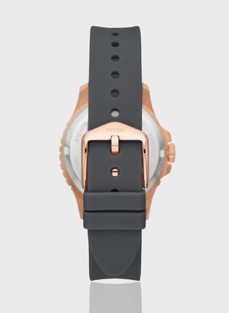 FOSSIL Fb - 01 Silicone Strap Analog Watch