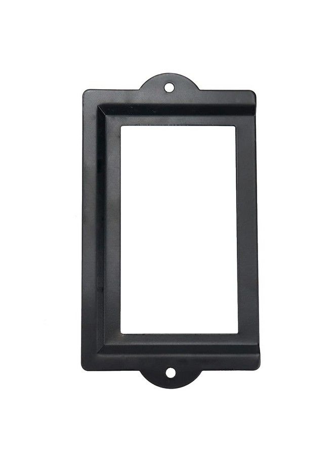 Antrader 6 Pcs 3.3" X 1.8" Office Label Holder Metal Label Frame Matte Black With Screws - Image 5
