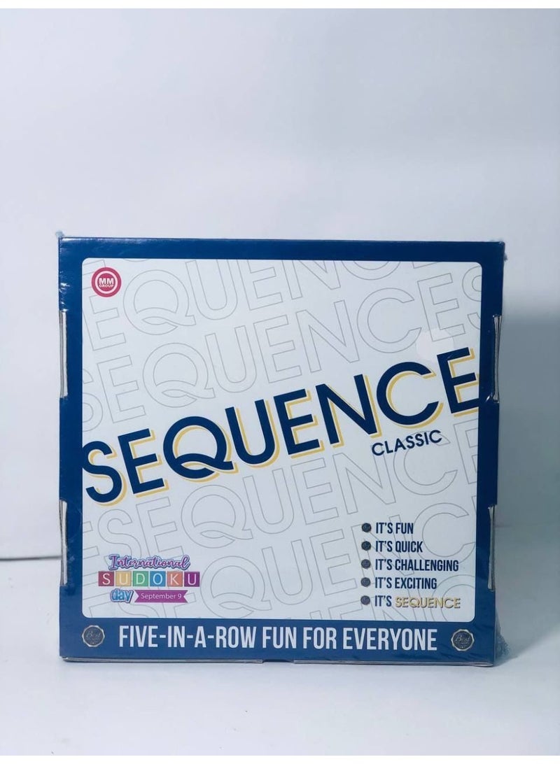 Sequence Strategy Board Game – Classic Family Card & Chip Game for 2–12 Players | Skill, Luck & Teamwork | Fun for Kids & Adults Ages 7+ | Perfect for Game Night & Parties - Image 2