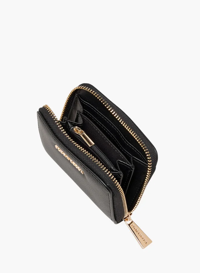 Flora Bella By Shoexpress Solid Zip Around Wallet