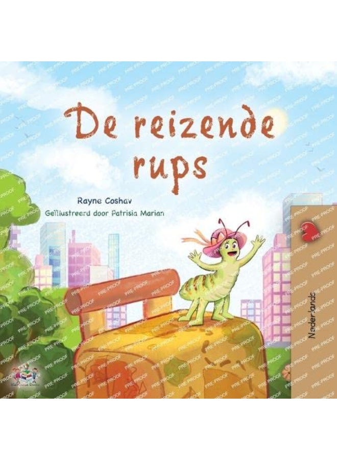 Kidkiddos Books Ltd. The Traveling Caterpillar (Dutch for Kids)  - Image 1