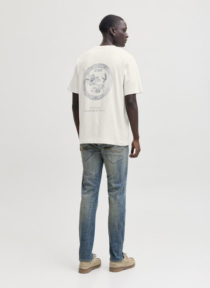 جاك اند جونز تيشيرت بياقة دائرية مطبوع - Image 2