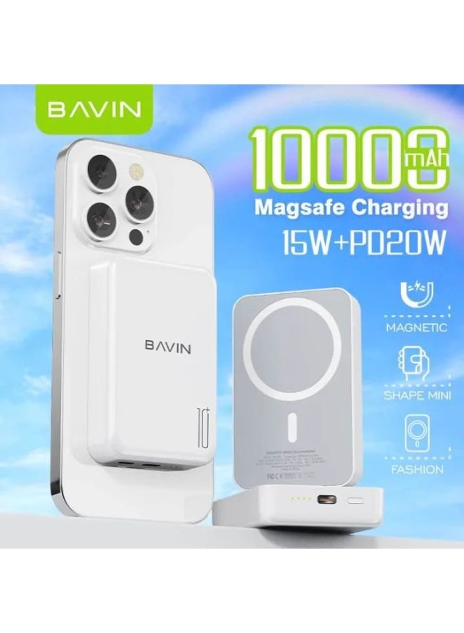 Bavin PC1016 10000mAh Wireless Magnetic Fast Charging Powerbank Small & Portable - Image 5
