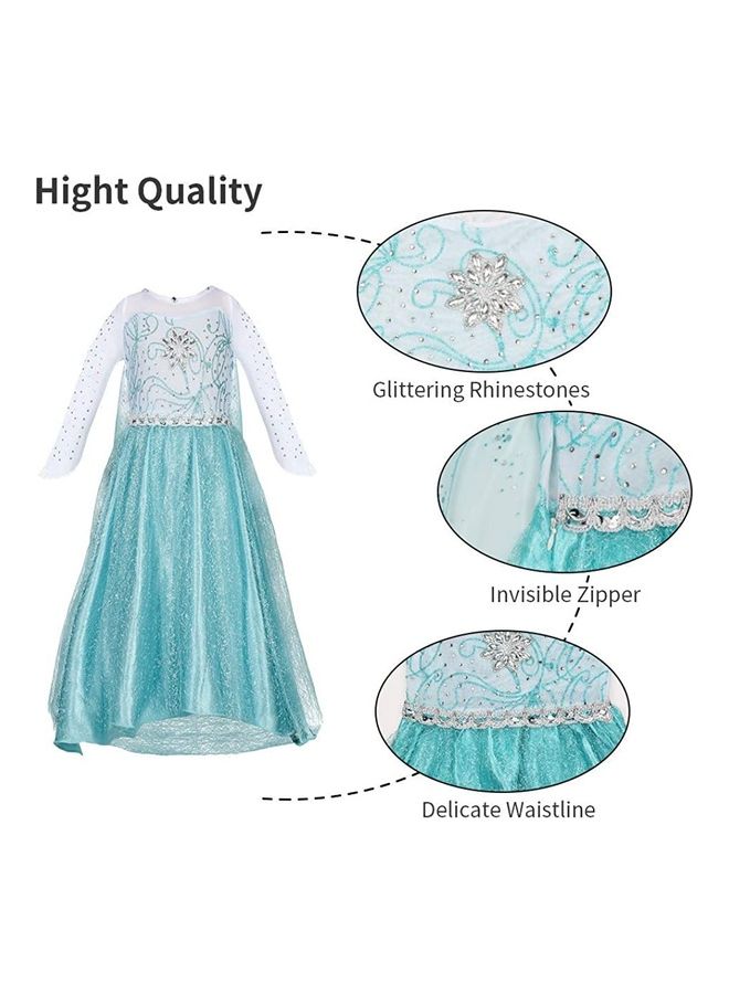 NIBEMINENT Fairy Tale Princess Costume With Accessory Set 120cm - Image 4