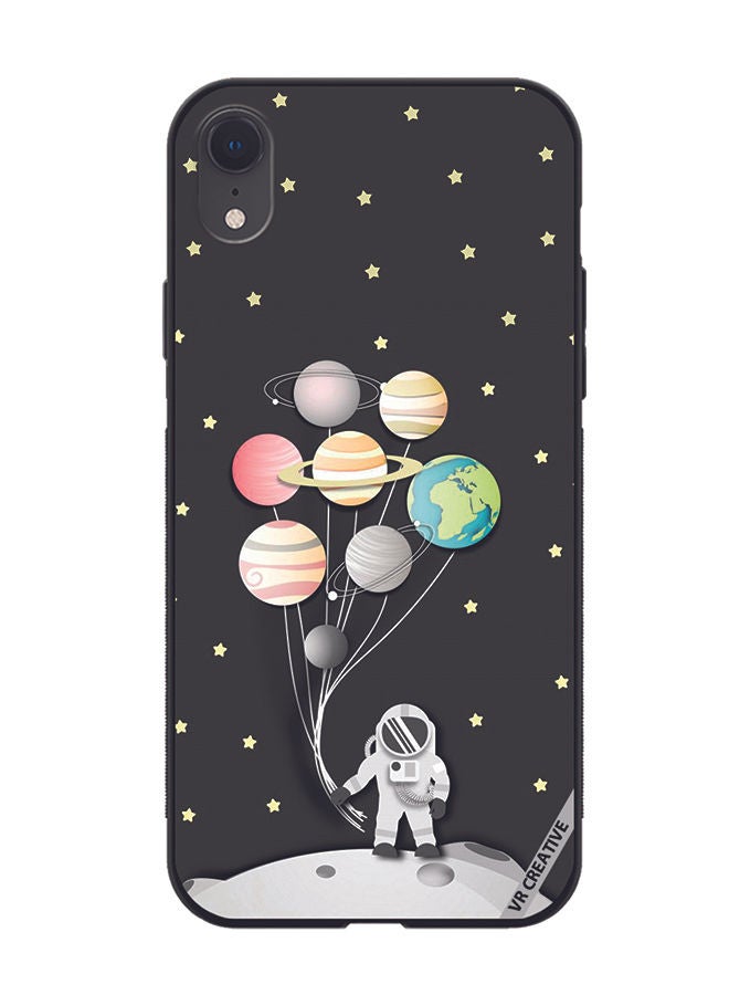 VR CREATIVE Protective Case Cover For Apple iPhone XR Astronaut Design Multicolour  - Image 1