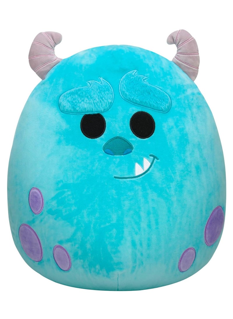 Squishmallows SQK0319 | Mickey Mouse Official Kellytoy Plush Sulley - Disney Pixar Ultrasoft Stuffed Animal Toy Blue 14 inches |For Kids Girls & Boys |  Washable Squishy Stuff Toy | All Age| Polyester  - Image 1