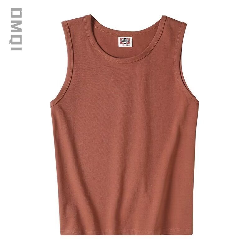 2024 Summer New Arrival Youth Hong Kong Style Trendy Sleeveless Short-sleeved Popular Simple All-match Vest Waistcoat Blue - Image 3