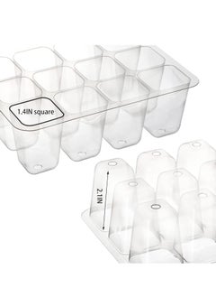 Gerenic 16 Pack Seed Trays, 192 Cells Total Tray, Plastic Seedling Starter Tray Kit with Dome, Humidity Adjustable Seed Growing Trays, Plant Germination Trays Greenhouse Trays with Black Base  - Image 3