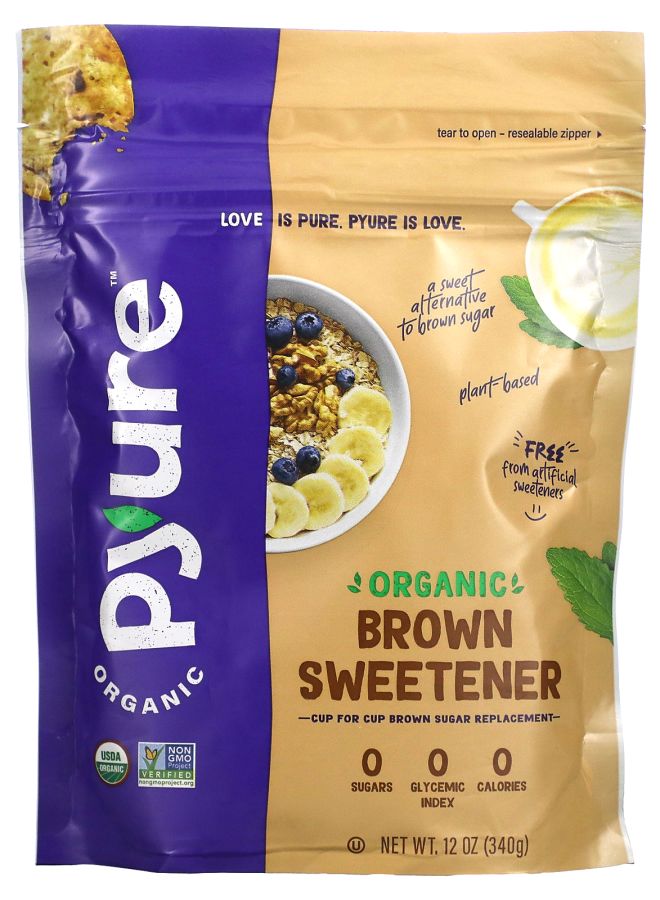 Pyure Organic Brown Sweetener 12 oz (340 g)