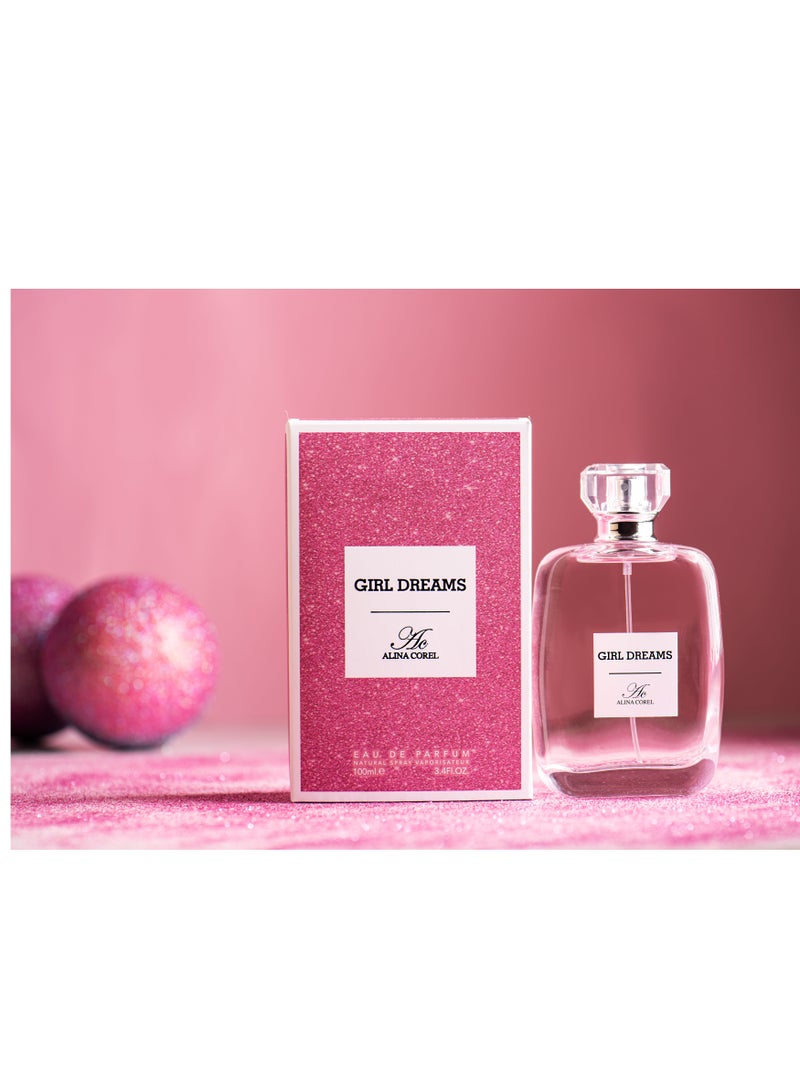 ألينا كوريل عطر جيرل دريمز   او دي بارفان 100 مل - Image 2